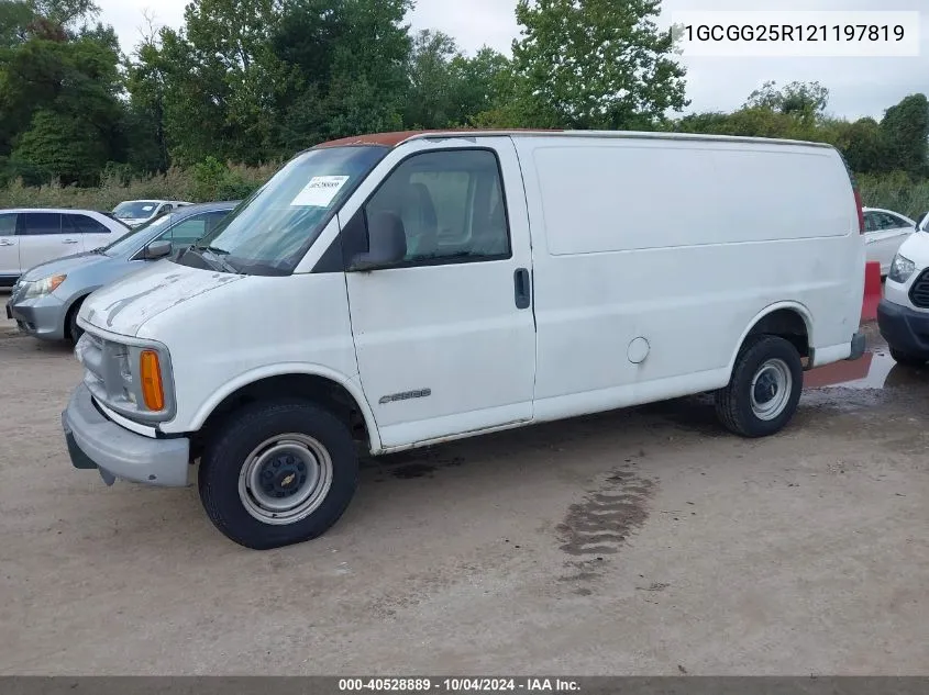 1GCGG25R121197819 2002 Chevrolet Express