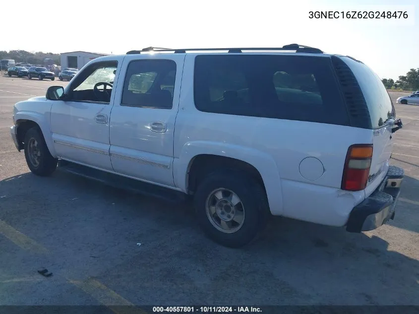 2002 Chevrolet Suburban 1500 Lt VIN: 3GNEC16Z62G248476 Lot: 40557801