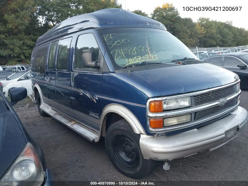 2002 Chevrolet Express VIN: 1GCHG39G421200697 Lot: 40570995