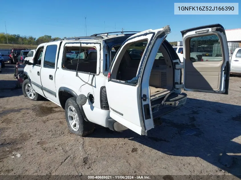 2002 Chevrolet Suburban 1500 Ls VIN: 1GNFK16Z52J166390 Lot: 40688021