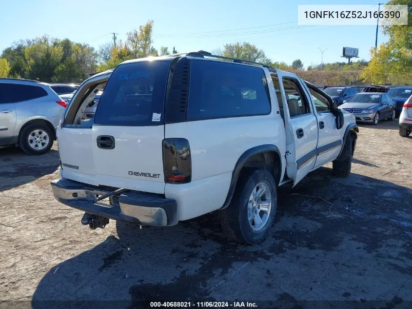 2002 Chevrolet Suburban 1500 Ls VIN: 1GNFK16Z52J166390 Lot: 40688021