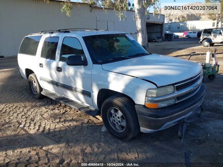 2002 Chevrolet Suburban 1500 Ls VIN: 3GNEC16T42G207064 Lot: 40695418