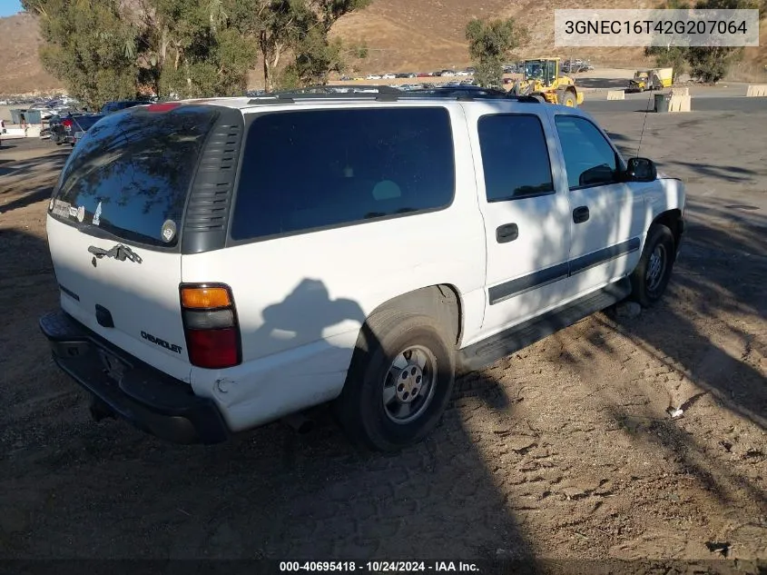 2002 Chevrolet Suburban 1500 Ls VIN: 3GNEC16T42G207064 Lot: 40695418