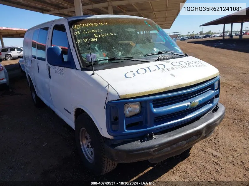 1GCHG35R621241081 2002 Chevrolet Express