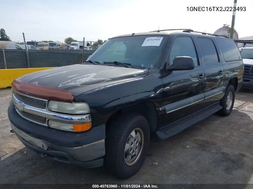 2002 Chevrolet Suburban 1500 Lt VIN: 1GNEC16TX2J223493 Lot: 40763960