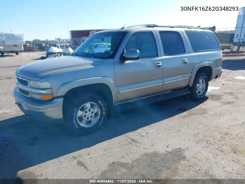 2002 Chevrolet Suburban 1500 Lt VIN: 3GNFK16Z62G348293 Lot: 40804482