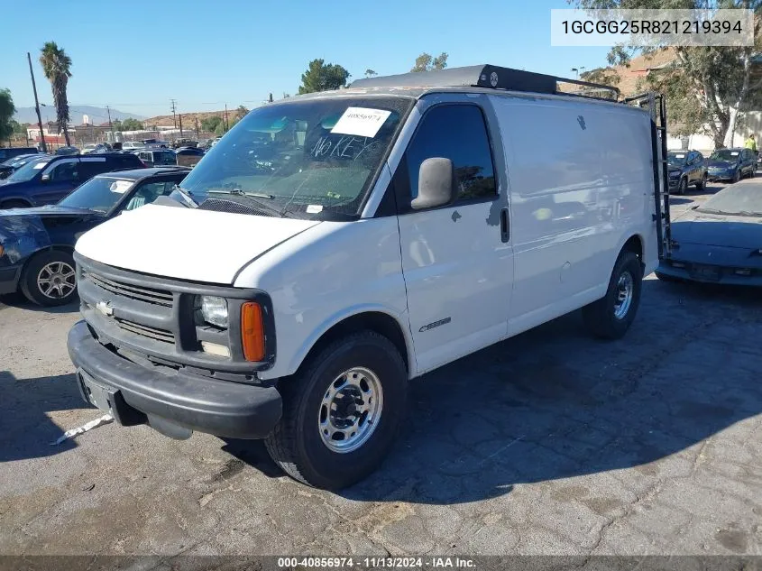 1GCGG25R821219394 2002 Chevrolet Express