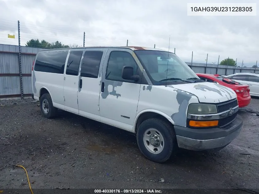 1GAHG39U231228305 2003 Chevrolet Express