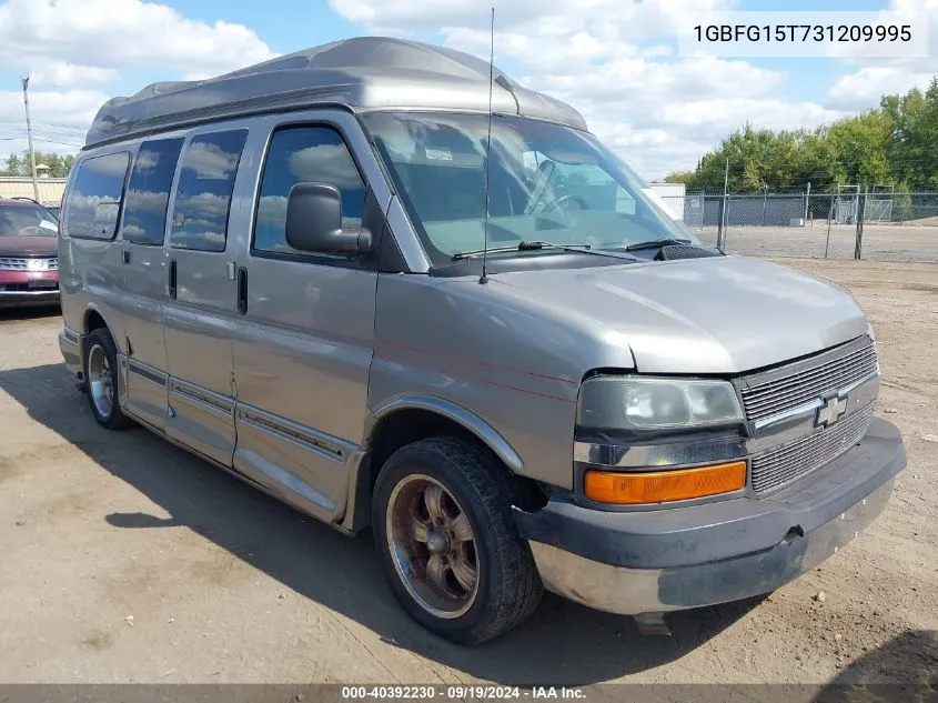 2003 Chevrolet Express Upfitter VIN: 1GBFG15T731209995 Lot: 40392230