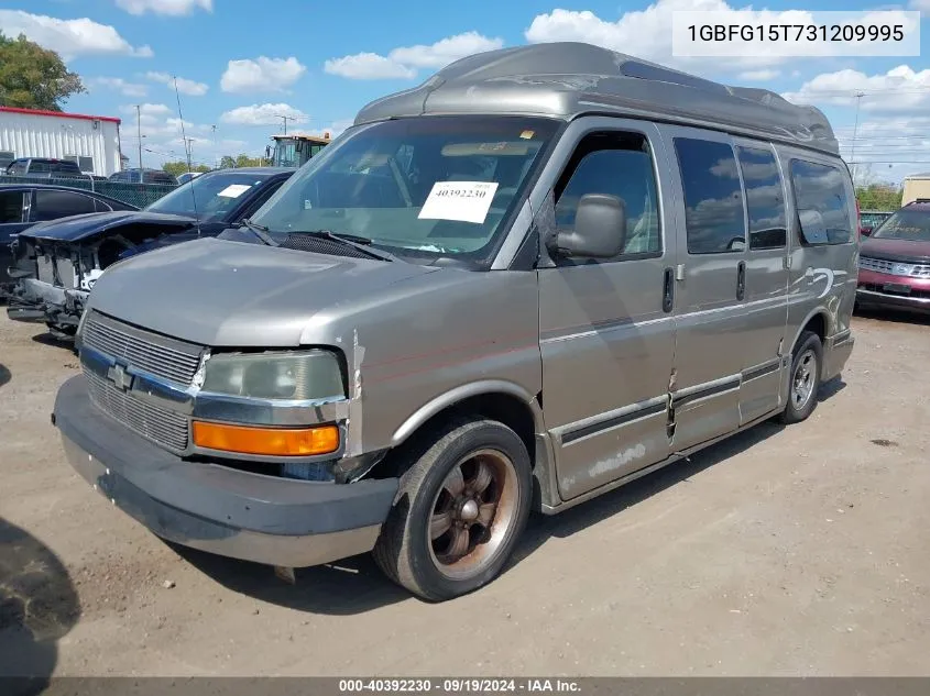 2003 Chevrolet Express Upfitter VIN: 1GBFG15T731209995 Lot: 40392230