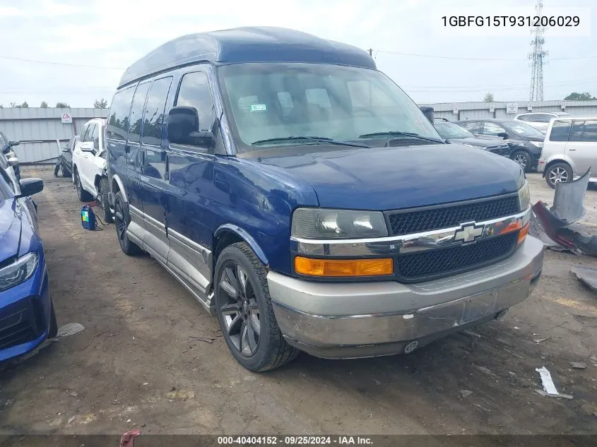 2003 Chevrolet Express Upfitter VIN: 1GBFG15T931206029 Lot: 40404152