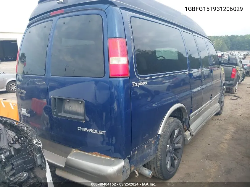 1GBFG15T931206029 2003 Chevrolet Express Upfitter