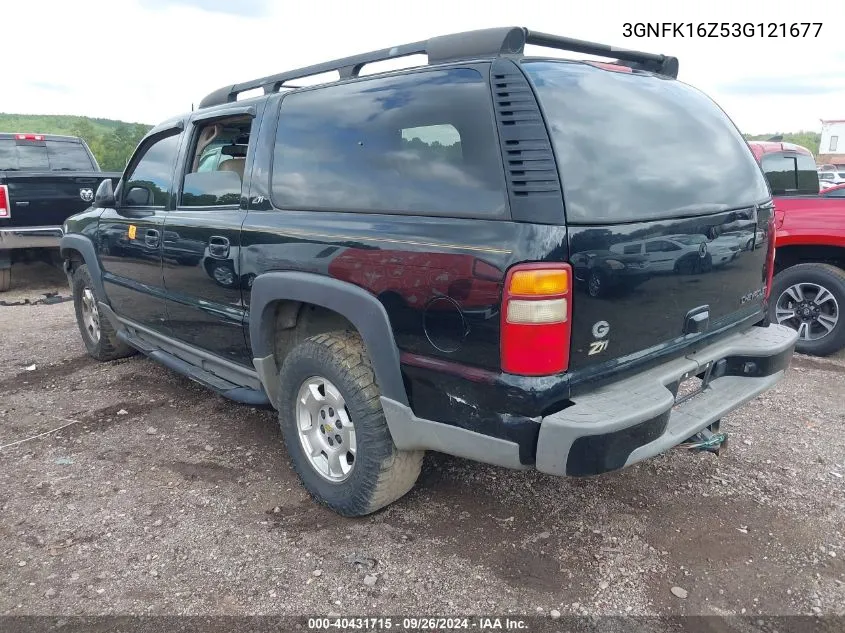 3GNFK16Z53G121677 2003 Chevrolet Suburban 1500 Z71