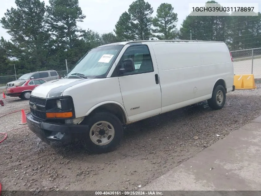 2003 Chevrolet Express VIN: 1GCHG39U031178897 Lot: 40435161