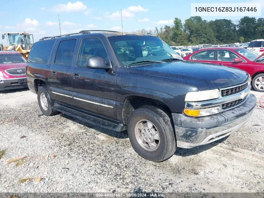 2003 Chevrolet Suburban 1500 Lt VIN: 1GNEC16Z83J167446 Lot: 40551667