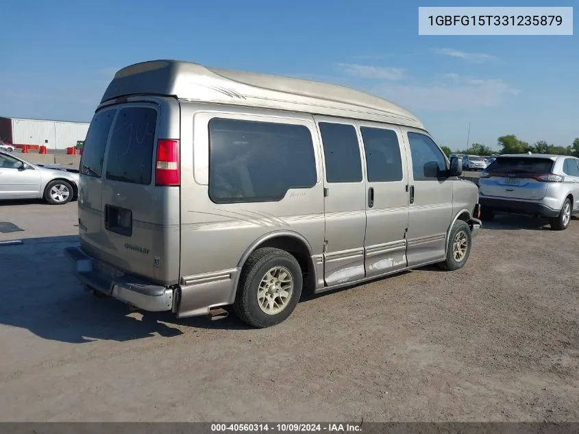 2003 Chevrolet Express Upfitter VIN: 1GBFG15T331235879 Lot: 40560314