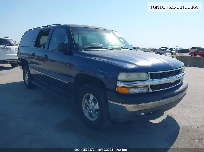 2003 Chevrolet Suburban 1500 Ls VIN: 1GNEC16ZX3J133069 Lot: 40570272