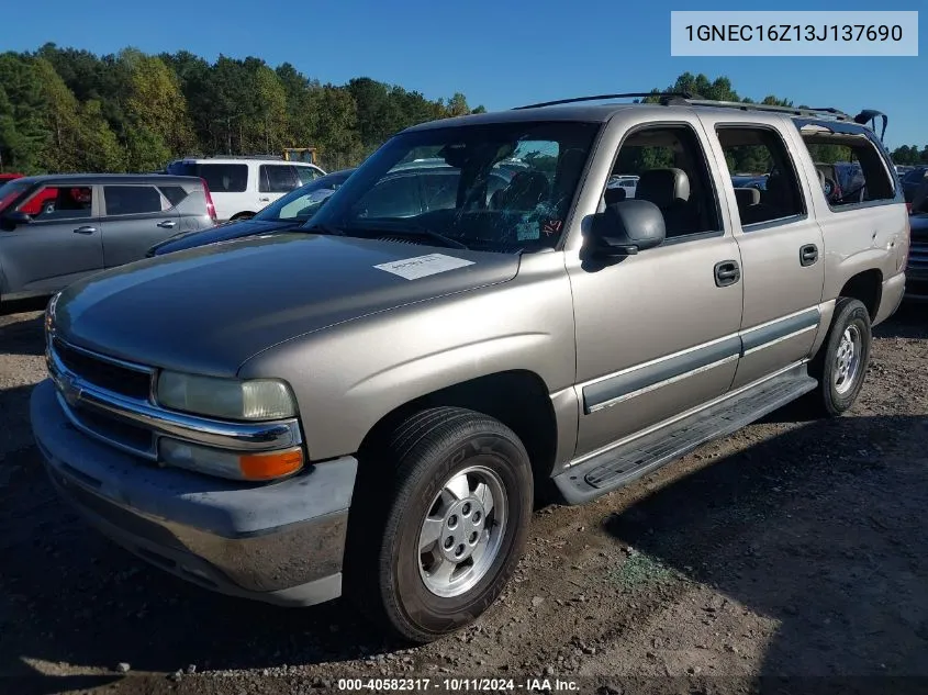 1GNEC16Z13J137690 2003 Chevrolet Suburban 1500 Ls