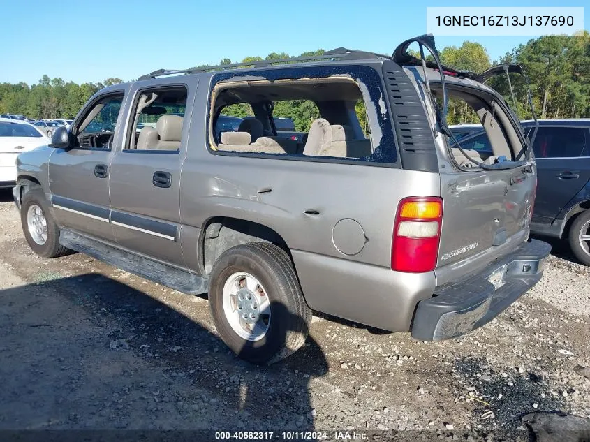 1GNEC16Z13J137690 2003 Chevrolet Suburban 1500 Ls