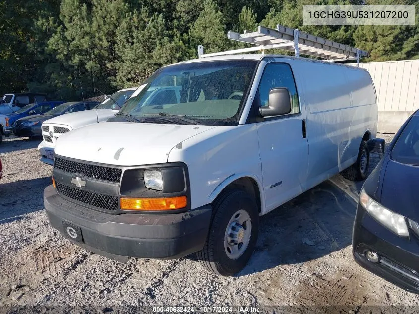 2003 Chevrolet Express VIN: 1GCHG39U531207200 Lot: 40632424