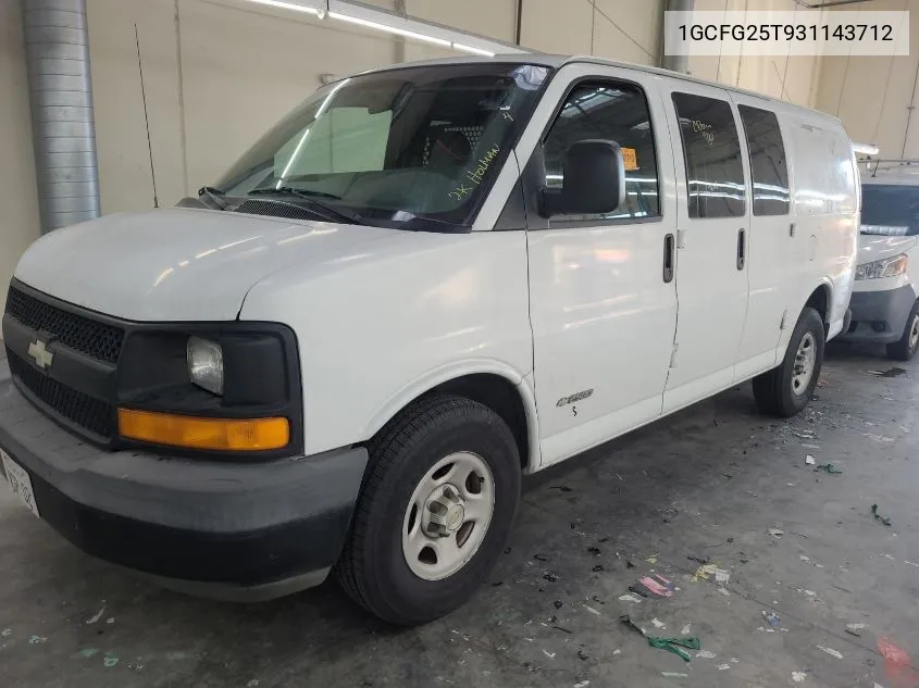 1GCFG25T931143712 2003 Chevrolet Express