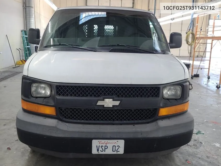 1GCFG25T931143712 2003 Chevrolet Express