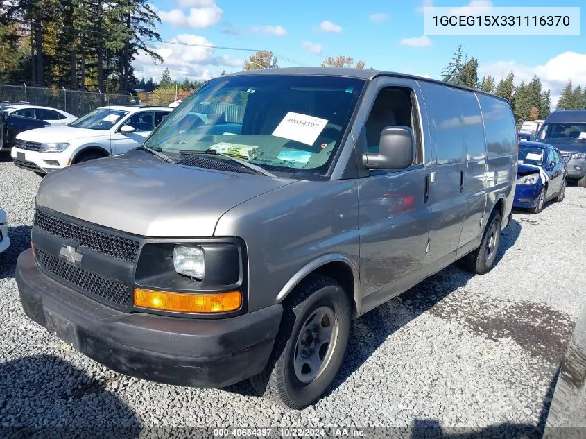 1GCEG15X331116370 2003 Chevrolet Express