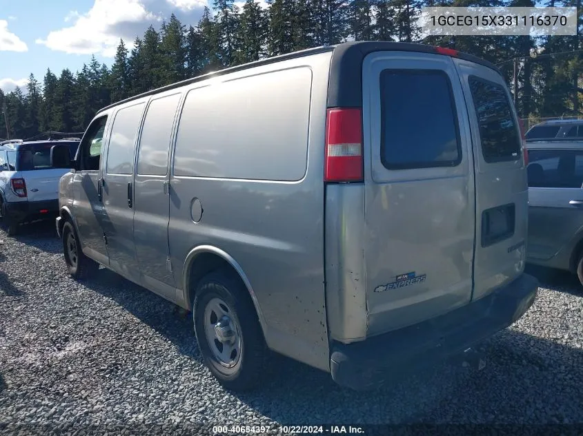 1GCEG15X331116370 2003 Chevrolet Express