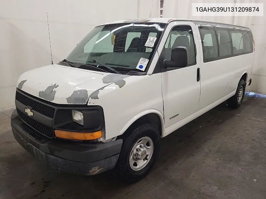 2003 Chevrolet Express VIN: 1GAHG39U131209874 Lot: 40757342