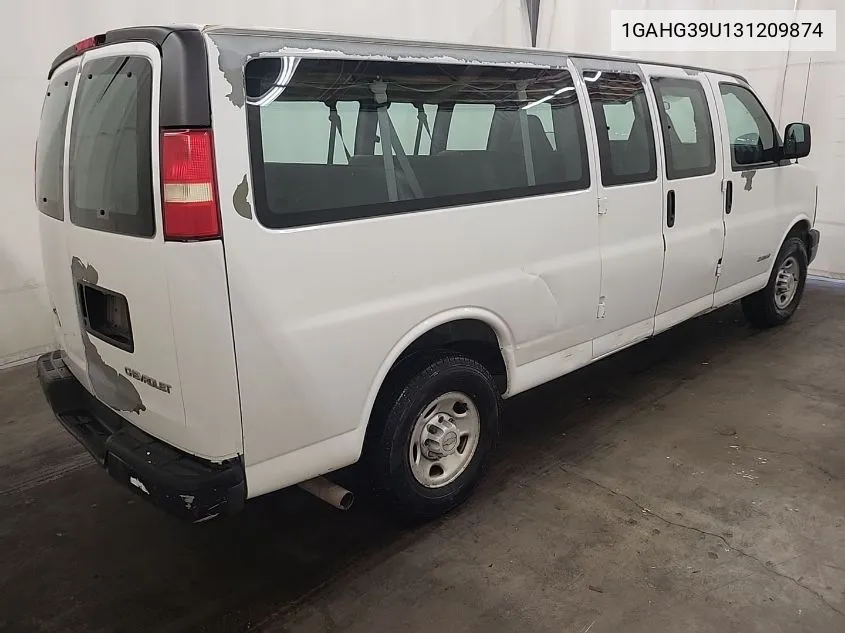 2003 Chevrolet Express VIN: 1GAHG39U131209874 Lot: 40757342