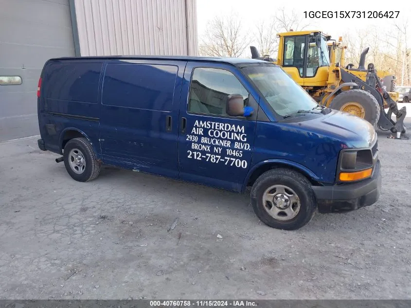 2003 Chevrolet Express VIN: 1GCEG15X731206427 Lot: 40760758