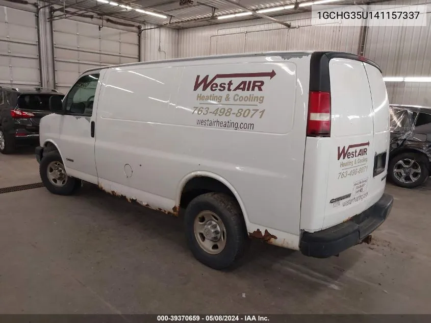 2004 Chevrolet Express VIN: 1GCHG35U141157337 Lot: 39370659