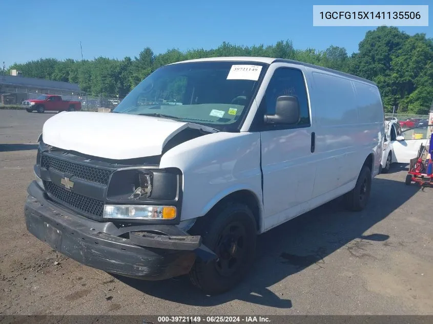 2004 Chevrolet Express VIN: 1GCFG15X141135506 Lot: 39721149