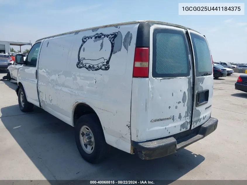 1GCGG25U441184375 2004 Chevrolet Express