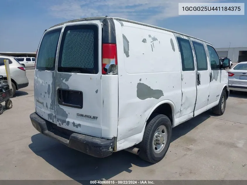 1GCGG25U441184375 2004 Chevrolet Express