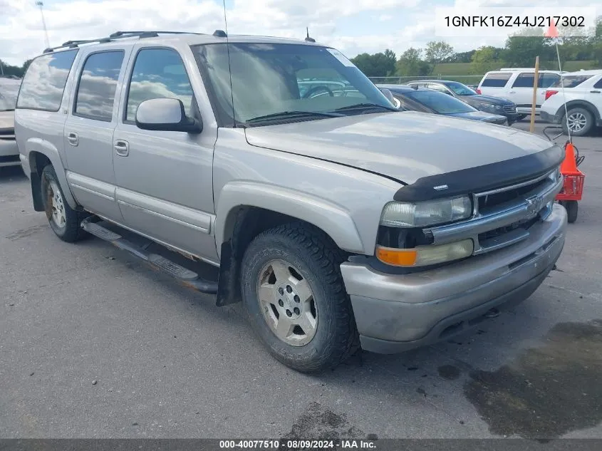 2004 Chevrolet Suburban 1500 Lt VIN: 1GNFK16Z44J217302 Lot: 40077510