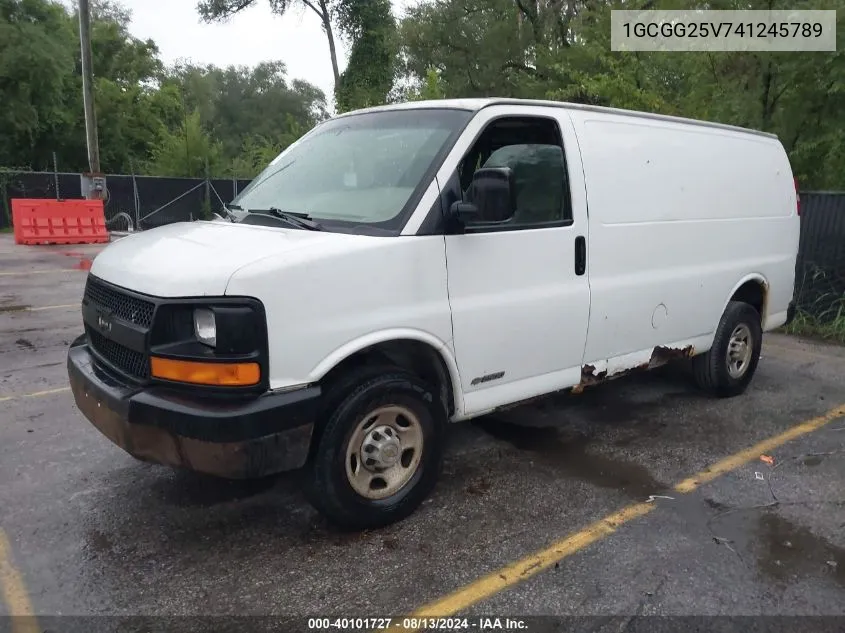 2004 Chevrolet Express VIN: 1GCGG25V741245789 Lot: 40101727