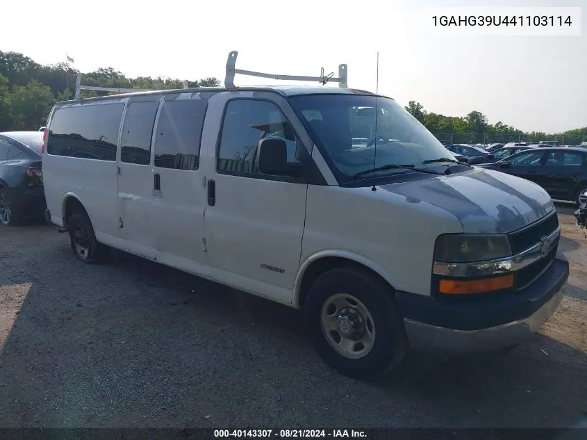 2004 Chevrolet Express VIN: 1GAHG39U441103114 Lot: 40143307