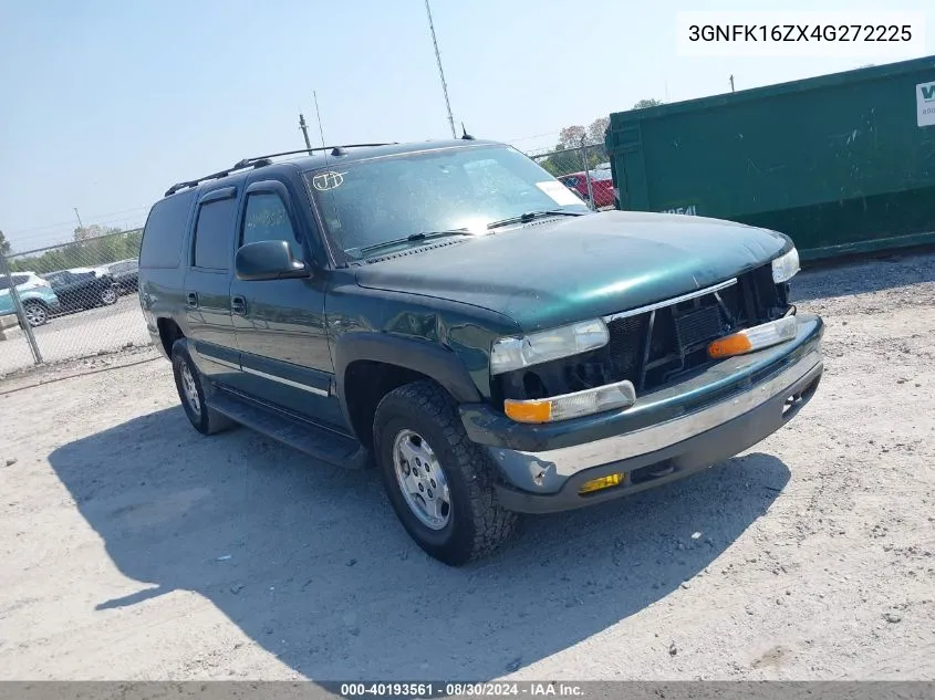 2004 Chevrolet Suburban 1500 Lt VIN: 3GNFK16ZX4G272225 Lot: 40193561