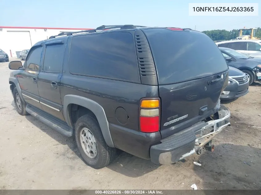 1GNFK16Z54J263365 2004 Chevrolet Suburban 1500 Lt