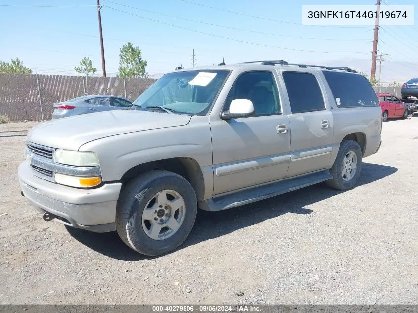 2004 Chevrolet Suburban 1500 Lt VIN: 3GNFK16T44G119674 Lot: 40279506