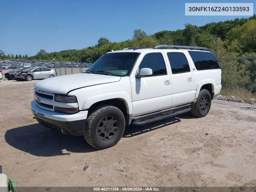 2004 Chevrolet Suburban 1500 Z71 VIN: 3GNFK16Z24G133593 Lot: 40311359