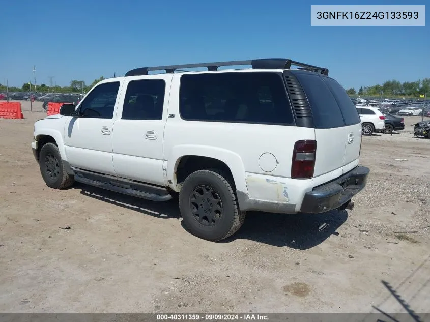 2004 Chevrolet Suburban 1500 Z71 VIN: 3GNFK16Z24G133593 Lot: 40311359