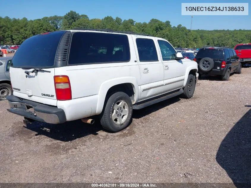 1GNEC16Z34J138633 2004 Chevrolet Suburban 1500 Lt