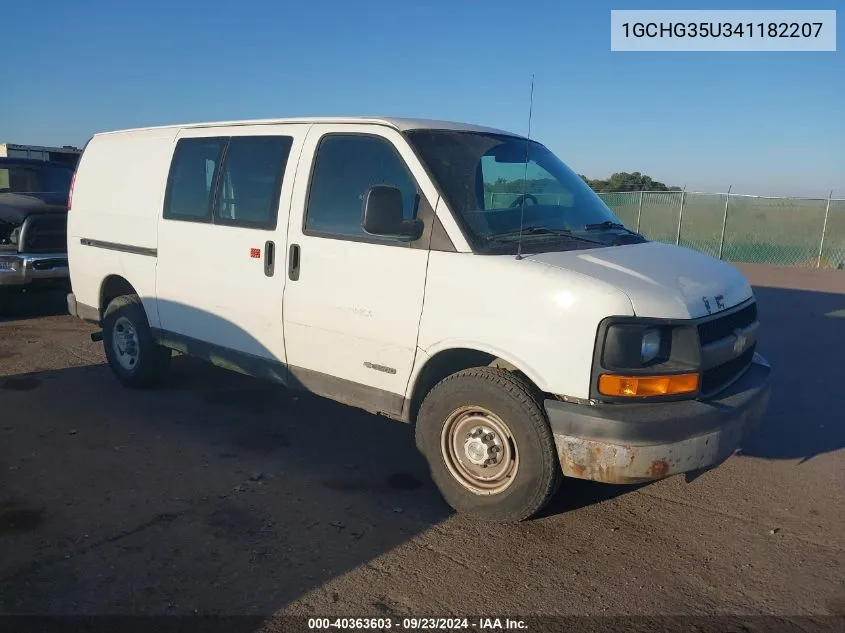 2004 Chevrolet Express VIN: 1GCHG35U341182207 Lot: 40363603