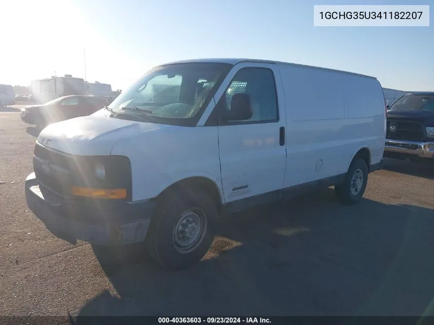 2004 Chevrolet Express VIN: 1GCHG35U341182207 Lot: 40363603