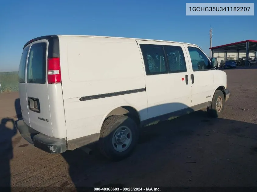 2004 Chevrolet Express VIN: 1GCHG35U341182207 Lot: 40363603