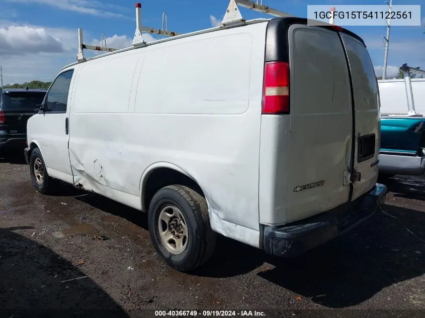 2004 Chevrolet Express Upfitter VIN: 1GCFG15T541122561 Lot: 40366749