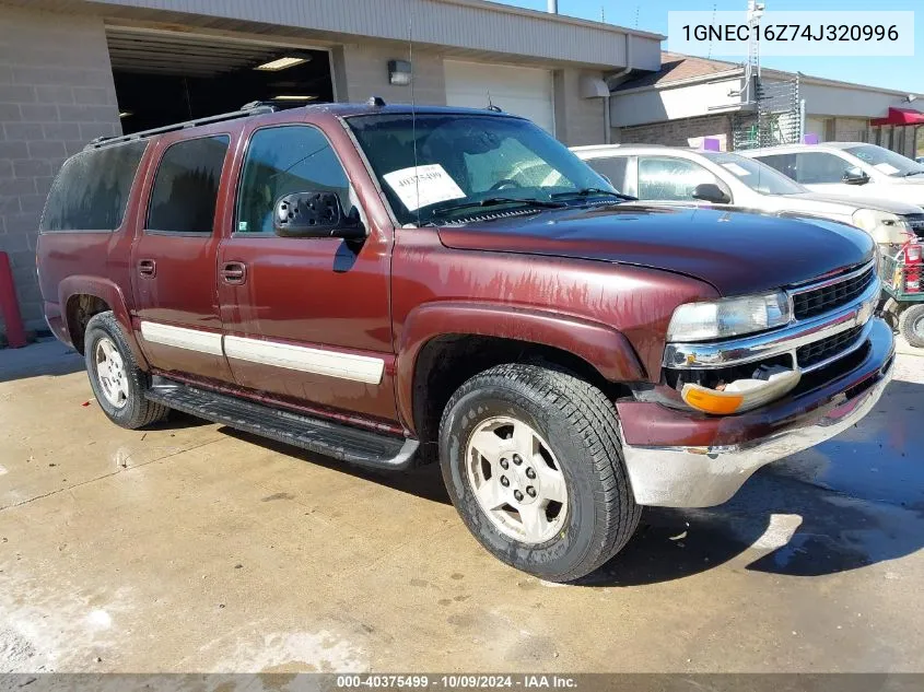 2004 Chevrolet Suburban 1500 Lt VIN: 1GNEC16Z74J320996 Lot: 40375499