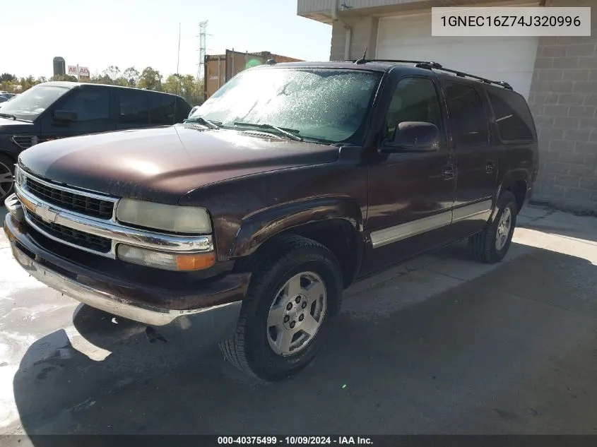 2004 Chevrolet Suburban 1500 Lt VIN: 1GNEC16Z74J320996 Lot: 40375499